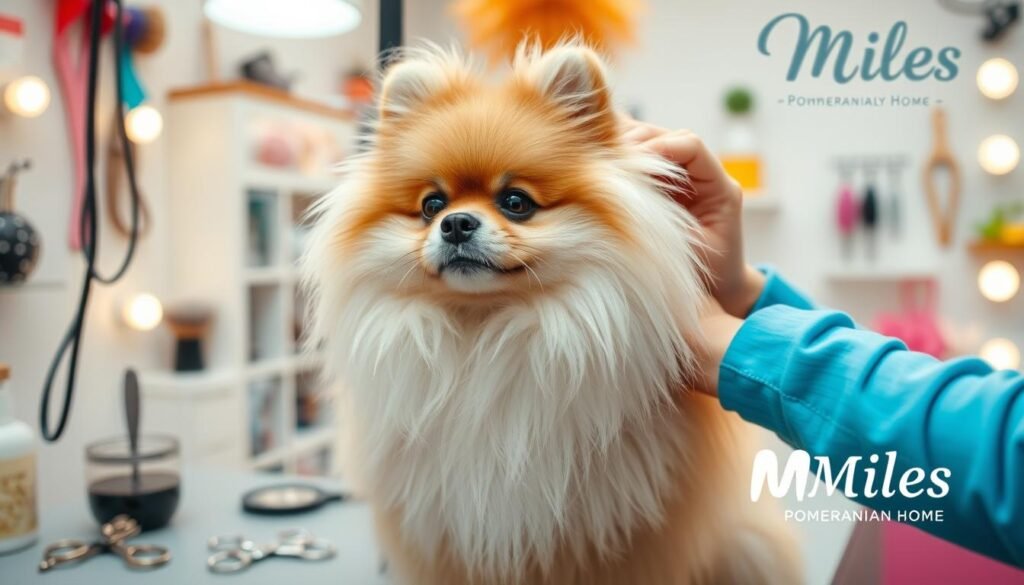 How to groom pomeranian dog