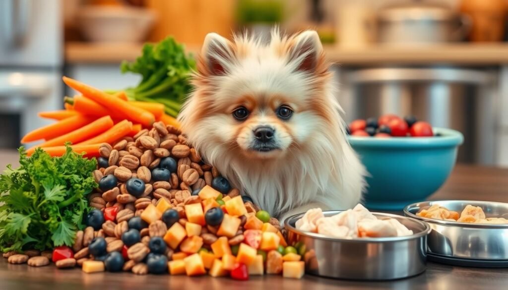 Optimal diet for Pomeranians